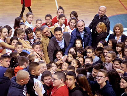 Visiting a basketball academy
