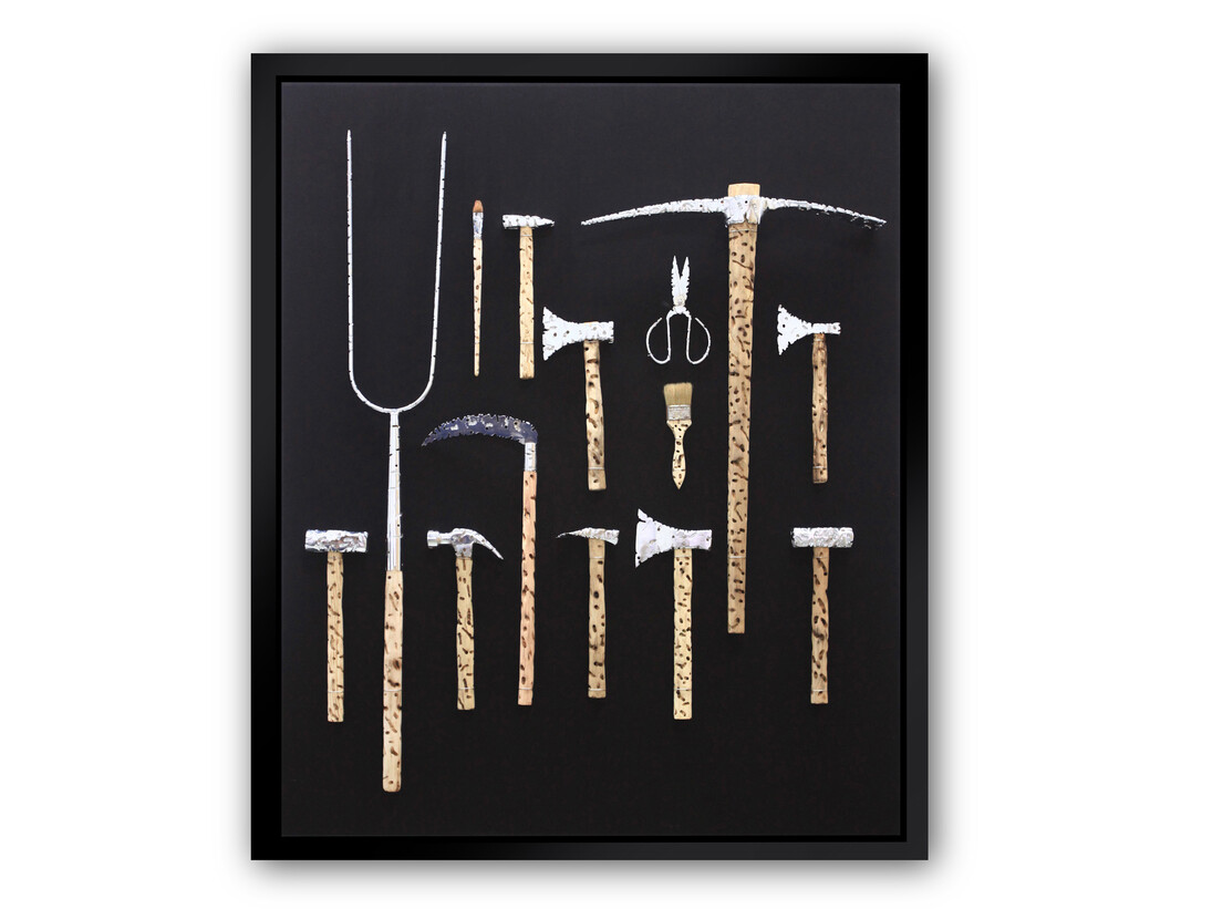 Wu Yuren, Heritage No. 1, 2015, metal, wood, glass, 58 1/4 x 48 7/8 x 5 7/8 inches (148 x 124 x 15 cm)