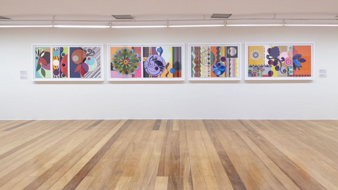 Beatriz Milhazes: engravings from the collection of the Pinacoteca de São Paulo, exhibition view. Courtesy of Pinacoteca