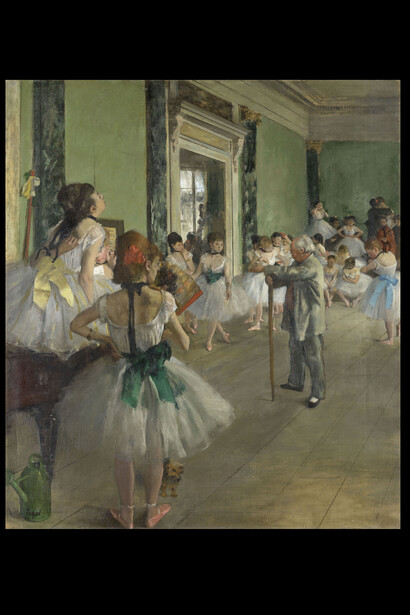 Edgar Degas, The dance class, 1873-76, Paris, Musée d’Orsay © RMN-Grand Palais (Musée d'Orsay), Adrien Didierjean, Distributed by AMF 