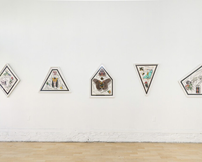 Alex Ziv, Exhibition view. Courtesy of Hashimoto Contemporary