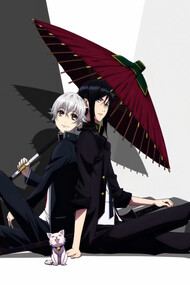 Two characters from K-Project, representing the stylized, cinematic vision that defines GoHands’ animation identity