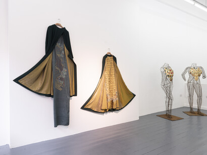 Nancy Atakan & Kalliopi Lemos at Pi Artworks London, installation view