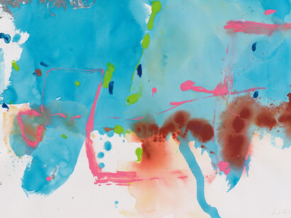 Helen Frankenthaler, Santa Fe XIII, 1990. Per gentile concessione della Galleria Gagosian