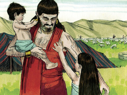 Biblical illustration of Book of Job Chapter 42