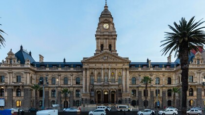 View of Cape Town city hall, Capetown, South Africa
