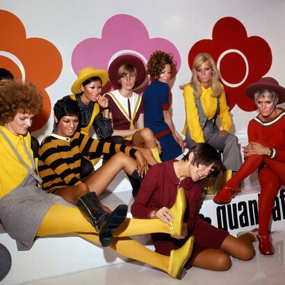 Mary Quant and models at the Quant Afoot footwear collection launch, 1967
© PA Prints 2008