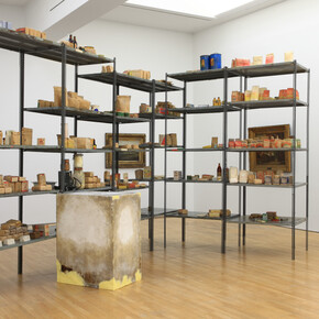 Joseph Beuys, Wirtschaftswerte: a conservation history, exhibition view. Courtesy of S.M.A.K
