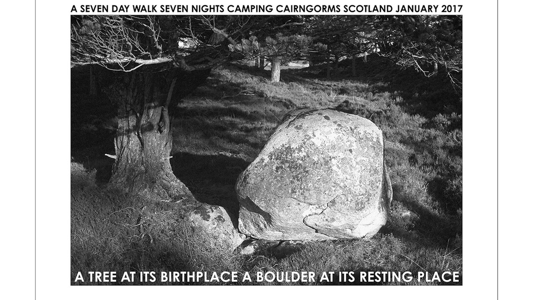 Hamish Fulton, Courtesy of The Fine Art Society