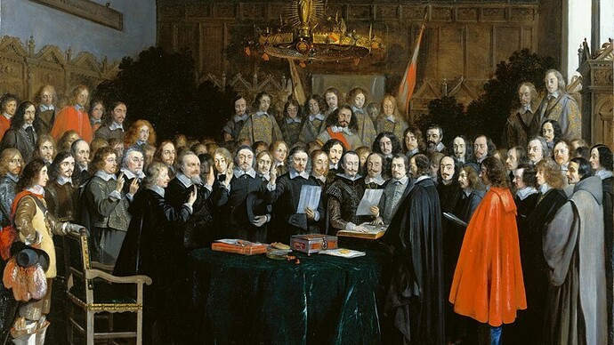 Gerard Terborch, La Pace di Westfalia