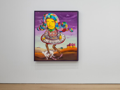 Osgemeos, The open window, exhibition view. Courtesy of Lehmann Maupin