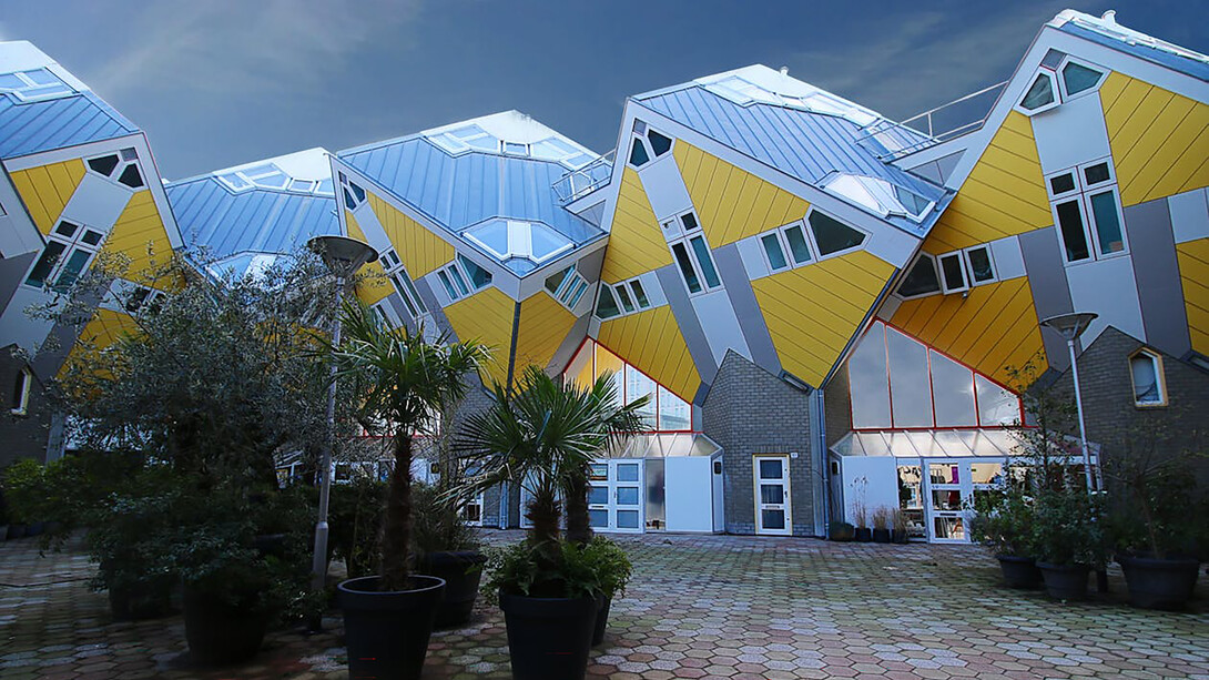 Cube houses (Dutch: kubuswoningen) are a set of innovative houses built in Helmond and Rotterdam in the Netherlands, designed by architect Piet Blom
