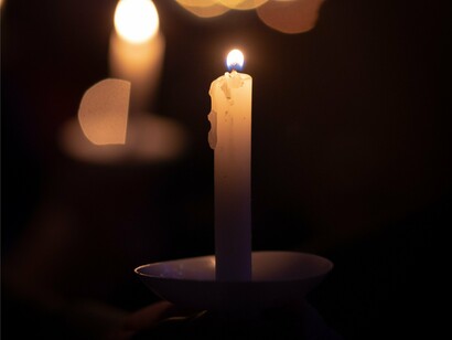 Candle light vigil for the dead