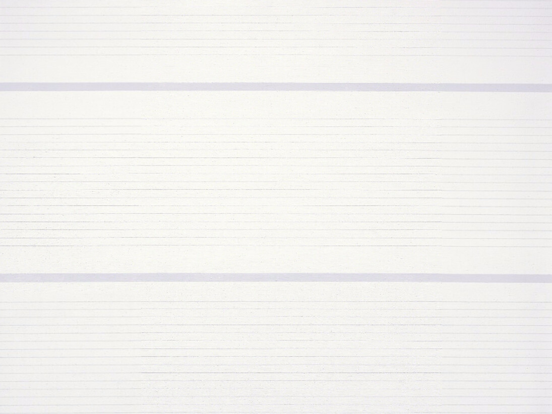 Agnes Martin, Untitled #15, 1988. Courtesy of Guggenheim Museum