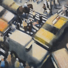 Bill Jacklin, Gridlock intersection, 2013. Courtesy of M+B Gallery 