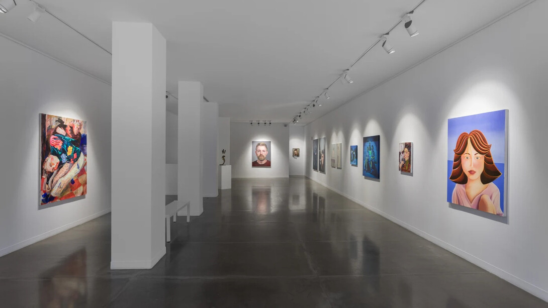 Annie Pereira, Portraits: trough the looking glass, exhibition view. Courtesy of JD Malat Gallery