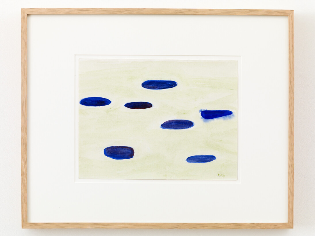 Raoul de Keyser, Untitled, 1999, Watercolor on paper, 9 x 12 1/4 inches, 22.9 x 31.1 cm, 16 1/2 x 20 1/2 x 1 3/8 inches (framed), 41.9 x 52.1 x 3.5 cm © 2014 Raoul de Keyser/Artists Rights Society (ARS), New York; Courtesy of David Zwirner, New York/London