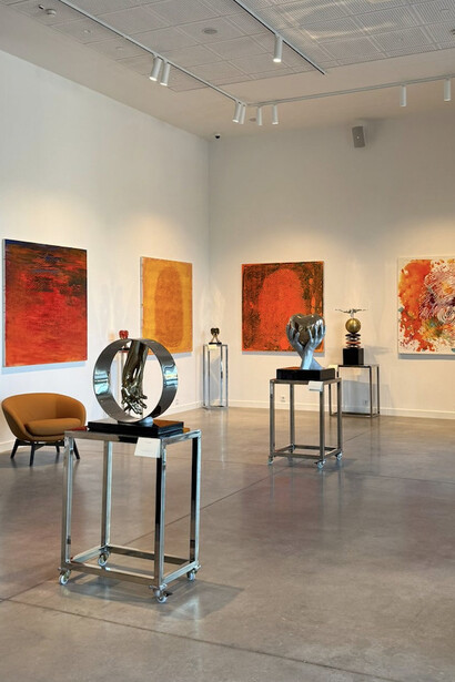 Lorenzo Quinn, The new age of bronze, exhibition view. Courtesy of Miart Gallery