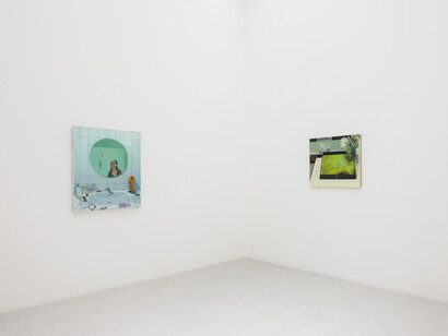 Wang Xiaoqu, Dwelling in mirrors, exhibition view. Courtesy of Kiang Malingue