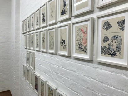 The Reading Room, Exhibition view. Courtesy of Rokeby Gallery