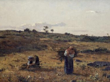 Inv. DEP573-B António da Silva Porto (1850 – 1893) Paisagem tirada da Charneca de Belas ao pôr-do-sol, 1879 125 x178 cm Óleo sobre tela