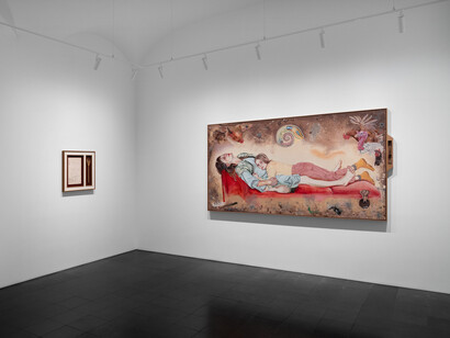 Kati Heck, The brodo, exhibition view. Courtesy of Tim Van Laere Gallery 