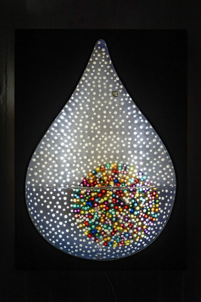 Gyula Kosice, Gota hidroespacial, 1965. Cortesía del Pérez Art Museum Miami