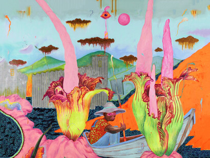 Simphiwe Ndzube, The bloom of the corpse flower, 2020. Courtesy of Denver Art Museum