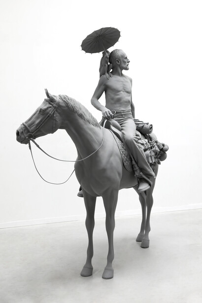 Hans Op de Beeck, The horseman. Avec l'aimable autorisation de l'artiste et de Templon