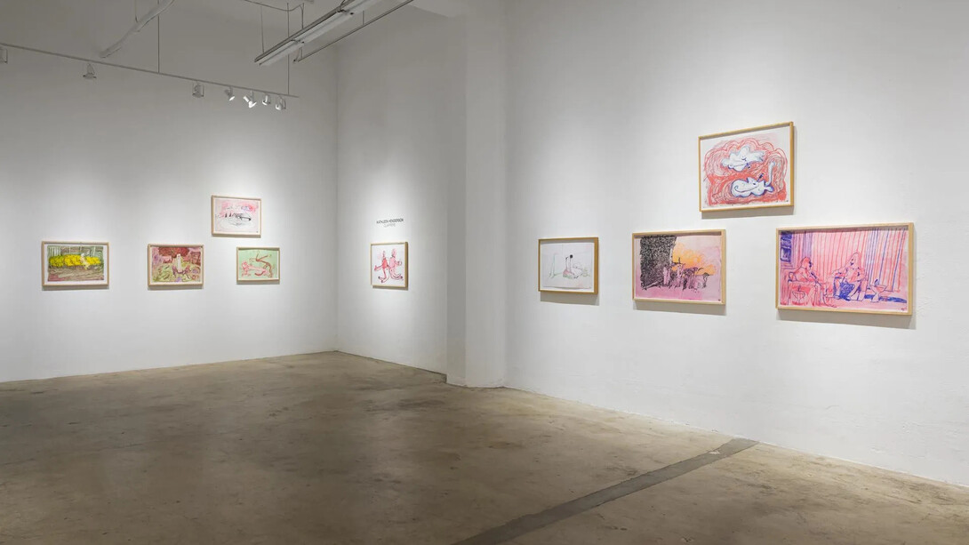 Kathleen Henderson, Clappers, exhibition view. Courtesy of Track 16 Gallery