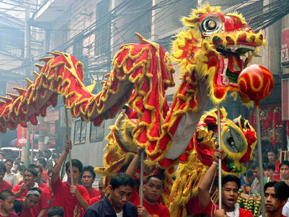Ano novo. Dragão chinês