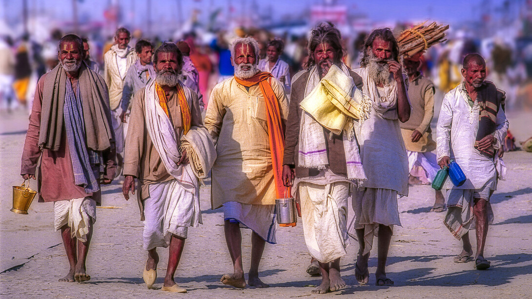 India – Fedeli di Shiva al Kumbha Mela