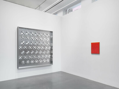 Heinz Mack, From Zero until today, exhibition view. Courtesy of Almine Rech