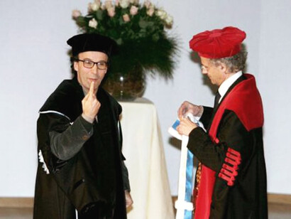 La laurea honoris causa a Roberto Benigni