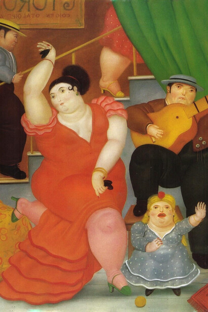 Fernando Botero, Tablao flamenco (1984, detalle)