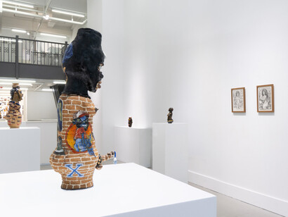 Anthony Peyton Young, From the ground up, exhibition view. Courtesy of CLAMP