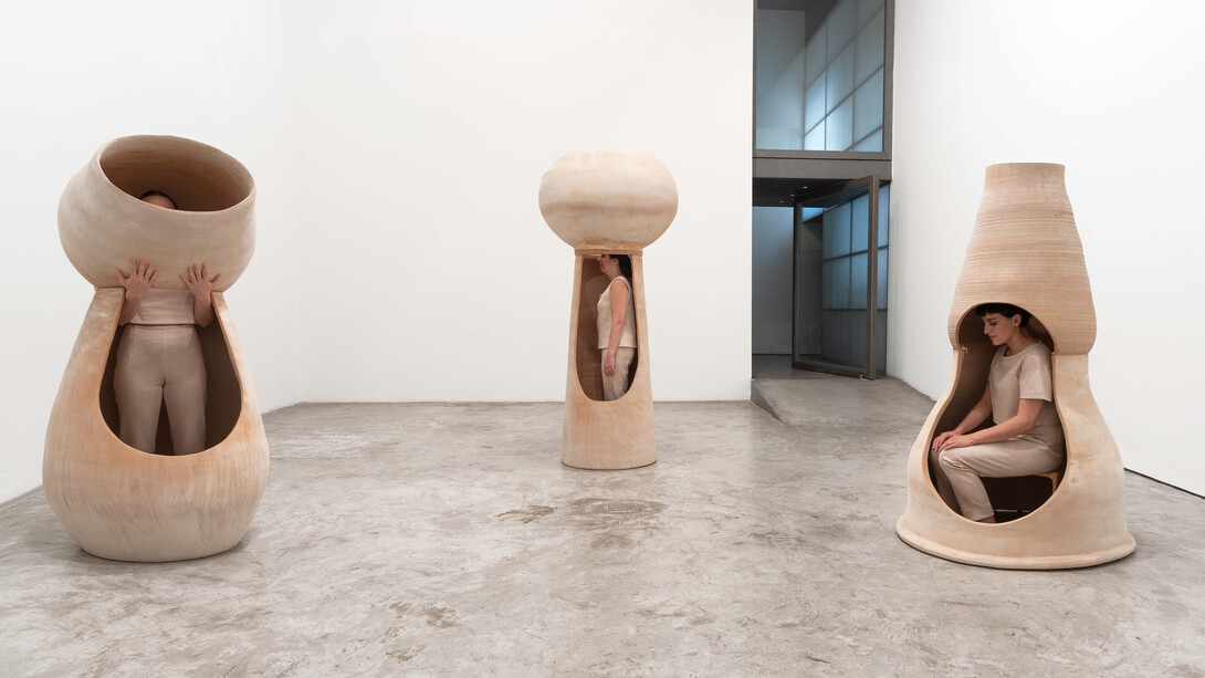 Maria Louizou, Six Breaths per Minute, Installation view. Photos by Petros Toufexis
