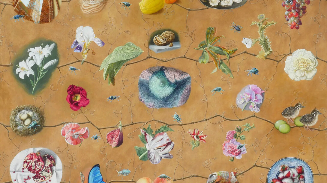 Isabella Kirkland, Nature of painting I (detail), 2025. Courtesy of Hosfelt Gallery