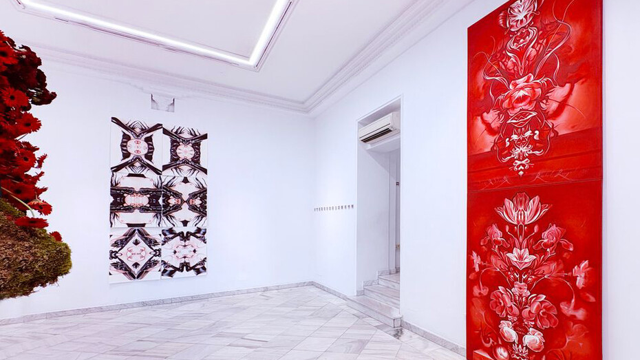 Juan Francisco Casas, The sexual night, exhibition view. Courtesy of Fernando Pradilla Gallery