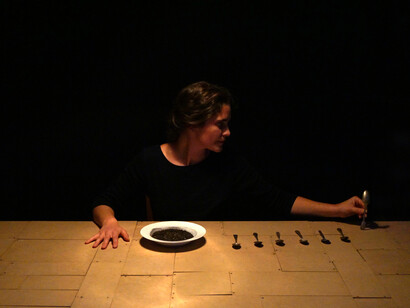 Andrea Díaz Reboredo en la obra teatral  «M.A.R.»