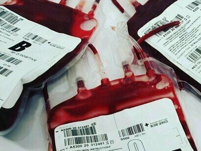 Bolsas de sangue. A Organização Mundial de Saúde (OMS) e a Organização Pan-Americana de Saúde (OPAS) recomendam que entre 1% e 3% da população de cada país seja doadora. No entanto, a taxa ideal é que 5% da população doe sangue pelo menos uma vez por ano
