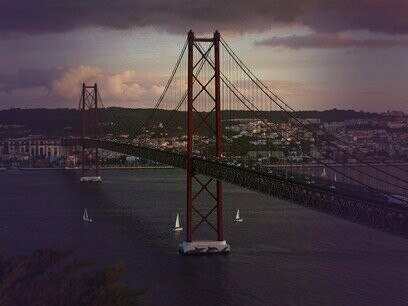 Ponte 25 de Abril em Lisboa, Portugal. Como em muitos outros países, o custo de vida em Portugal tem aumentado de forma significativa, especialmente no que diz respeito a bens essenciais como habitação, alimentação e transportes. A promessa de uma economia crescente acaba por esbarrar num mercado de trabalho instável, com salários baixos e um aumento das desigualdades sociais. O país parece estar sempre à beira de um grande crescimento, mas nunca o alcança de forma plena, o que gera um sentimento de frustração e desânimo na população





 
