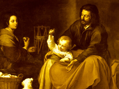 «La Sagrada Familia del pajarito», Murillo