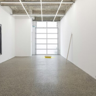 Yusi Zang, Like a stone sinking in a lake or a bullet in my heart, exhibition view. Courtesy of Gertrude Glasshouse