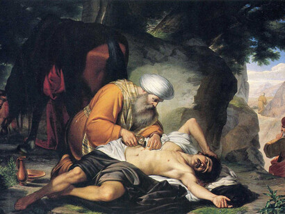 G. Conti. La parabola del Buon Samaritano
