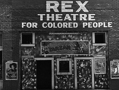 Rex Theatre for colored people in Leland, Mississippi, June 1937