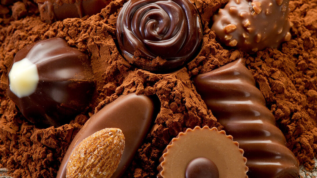 Cioccolatini e polvere di cacao