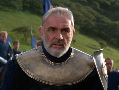 Sean Connery como el Rey Arturo en "El primer caballero"