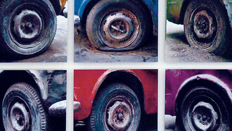 Fiat Nasr (2006) series of 6 C-prints on aluminum 60 x 60 x 60 cm each one.  Courtesy: the artist and GALLERIA CONTINUA, San Gimignano / Beijing / Les Moulins
