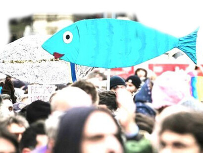 Las sardinas evitan una nueva marcha sobre Roma
